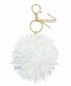 Wanderlust By Abby NEW Pom Pom Keychain - Iridescent