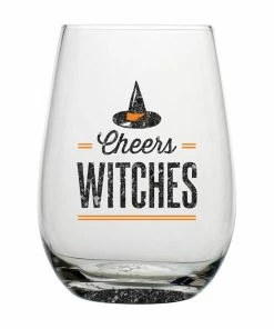 Wanderlust By Abby DRY GOODS Cheers Witches Wine Glass