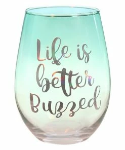 Wanderlust By Abby DRY GOODS Life Is Better Buzzed Wine Glass
