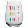 Wanderlust By Abby NEW Wine Glass - Ho! Ho! Ho!