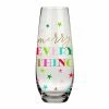 Wanderlust By Abby DRY GOODS Champagne Glass - Merry Everything