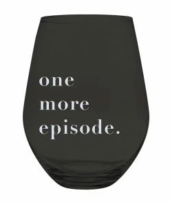 Wanderlust By Abby NEW One More Episode Wine Glass