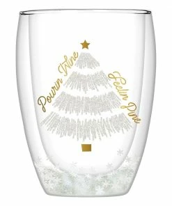 Wanderlust By Abby NEW Feeling Pine Wine Glass