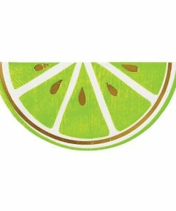 Wanderlust By Abby Shaped Napkins - Lime NEW
