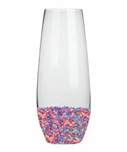 Wanderlust By Abby NEW Sprinkles Champagne Flute