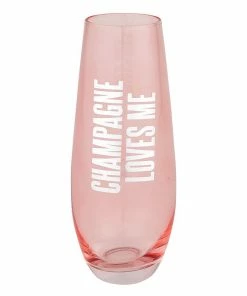 Wanderlust By Abby Champagne Glass - Champagne Loves Me NEW