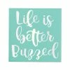 Wanderlust By Abby Life Is Better Buzzed Napkins NEW