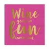 Wanderlust By Abby NEW Wine Goes In Napkins