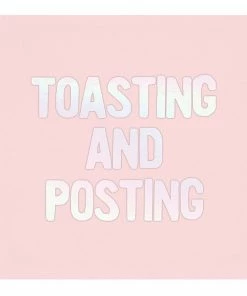 Wanderlust By Abby Toasting And Posting Napkin