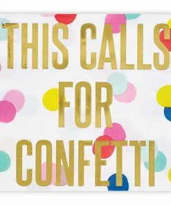 Wanderlust By Abby Calls For Confetti Napkins NEW
