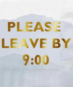 Wanderlust By Abby Please Leave By 9 Napkins