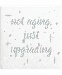 Wanderlust By Abby NEW Not Aging Just Upgrading Napkins