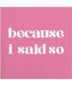 Wanderlust By Abby Because I Said So Napkins NEW