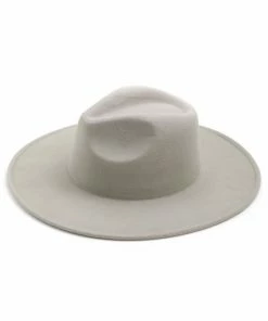 Wanderlust By Abby Flat Brim Fedora Hat