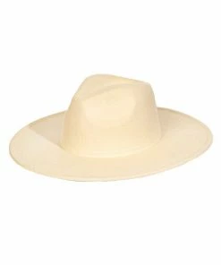 Wanderlust By Abby Flat Brim Fedora Hat