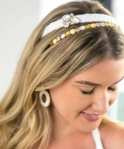 Wanderlust By Abby Rebecca Crystal Headband NEW