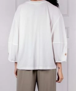 Wanderlust By Abby Textured Button Sleeve Top