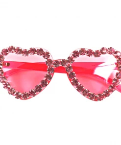 Wanderlust By Abby NEW Pink Heart Shaped Sunnies With Crystals 5 Wanderlust By Abby NEW Pink Heart Shaped Sunnies With Crystals