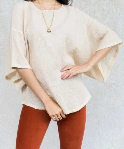 Wanderlust By Abby NEW Crepe Top