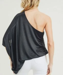 Wanderlust By Abby One Shoulder Top NEW