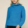 Wanderlust By Abby Cross Detail Turtleneck Sweater