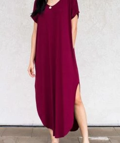 Wanderlust By Abby NEW Solid Maxi Dress
