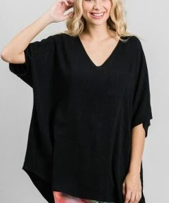 Wanderlust By Abby NEW V-Neck Flowy Top