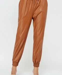 Wanderlust By Abby NEW Leather Joggers