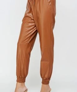 Wanderlust By Abby NEW Leather Joggers