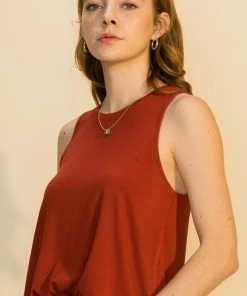 Wanderlust By Abby Sleeveless Swing Top