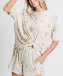 Wanderlust By Abby Paint Splatter Loungewear Set