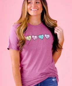 Wanderlust By Abby Candy Hearts Tee