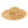 Wanderlust By Abby Straw Braided Floppy Hat NEW