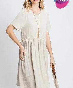 Wanderlust By Abby SALE Plus Size Baby Doll Dress