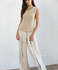 Wanderlust By Abby Gauze Wide Leg Pants NEW