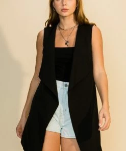 Wanderlust By Abby Longline Open Vest