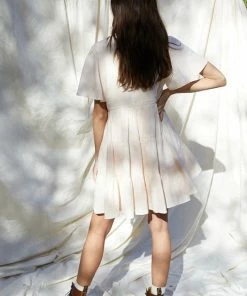 Wanderlust By Abby Woven Gauze Babydoll Dress NEW