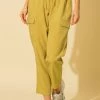 Wanderlust By Abby NEW High Waist Baggy Cargo Pants