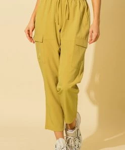 Wanderlust By Abby NEW High Waist Baggy Cargo Pants