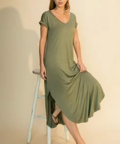 Wanderlust By Abby Maxi Dress With Side Slits