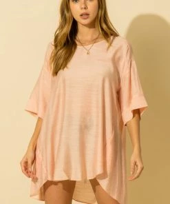 Wanderlust By Abby Asymmetrical Tunic Top