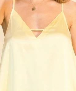 Wanderlust By Abby V Neck Racerback Cami Tank Top