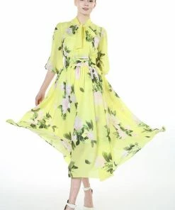 Wanderlust By Abby NEW Chiffon Flare Dress