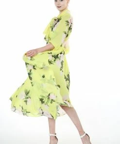 Wanderlust By Abby NEW Chiffon Flare Dress