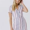 Wanderlust By Abby Linen Mini Dress NEW