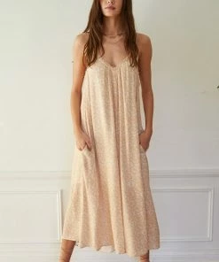 Wanderlust By Abby NEW Woven Cami Strapped Jumpsuit