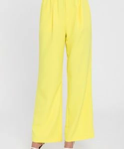 Wanderlust By Abby NEW Elastic Trim Wide Pants