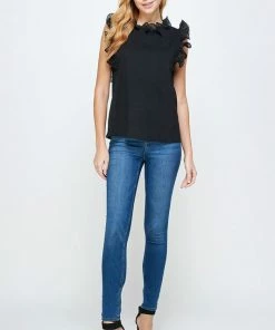 Wanderlust By Abby Pleats Wire Sleeveless Top