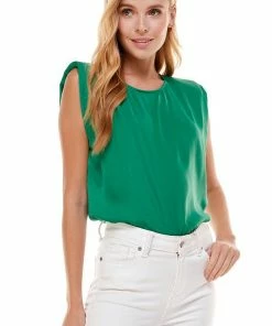 Wanderlust By Abby CLOTHING Woven Muscle Top