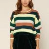 Wanderlust By Abby CLOTHING Long Sleeve Knit Multi Striped Sweater